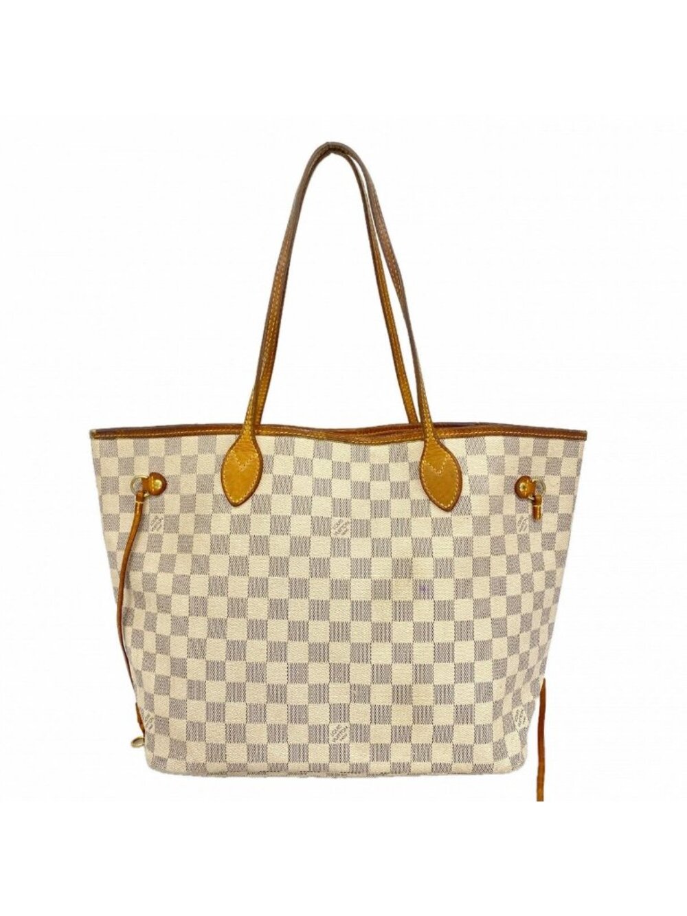Louis Vuitton Tote Damier Azur Neverfull White